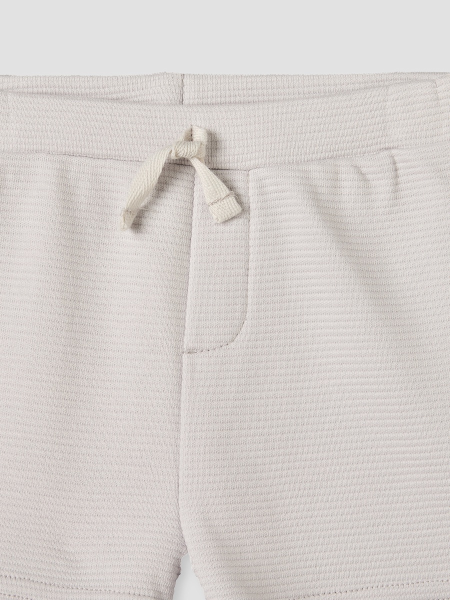 Crew Neck Short Sleeves T-Shirt and Shorts Set with Elasticated Drawstring Closure