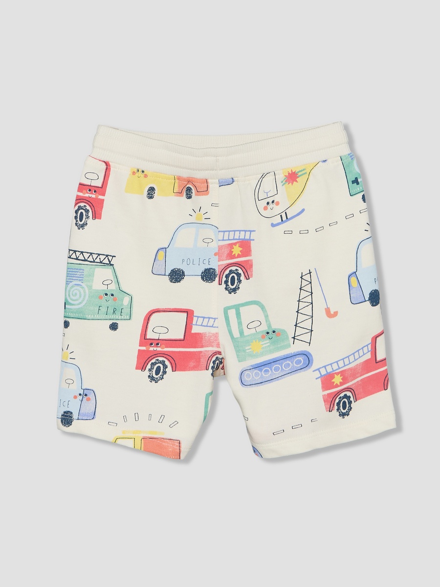 Pack of 2 Drawstring Waist Shorts with Pockets