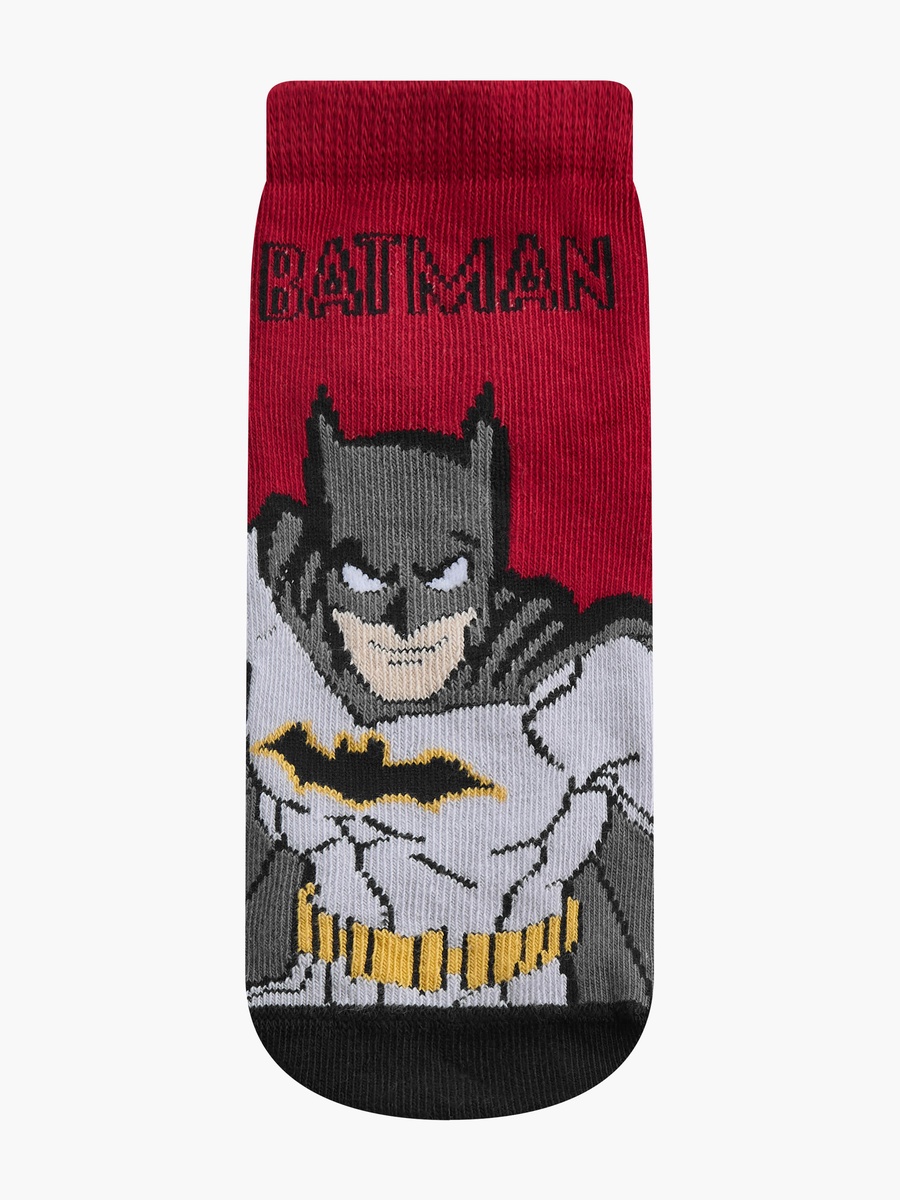 Pack of 3 Boys Ankle Length Socks with Batman Print