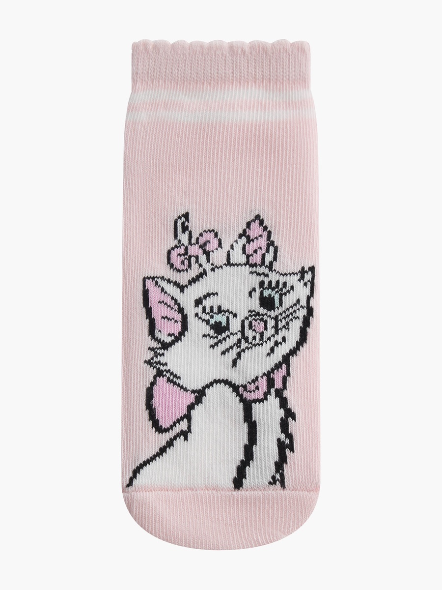 Pack of 3 Girls Ankle Length Socks with Marie Print