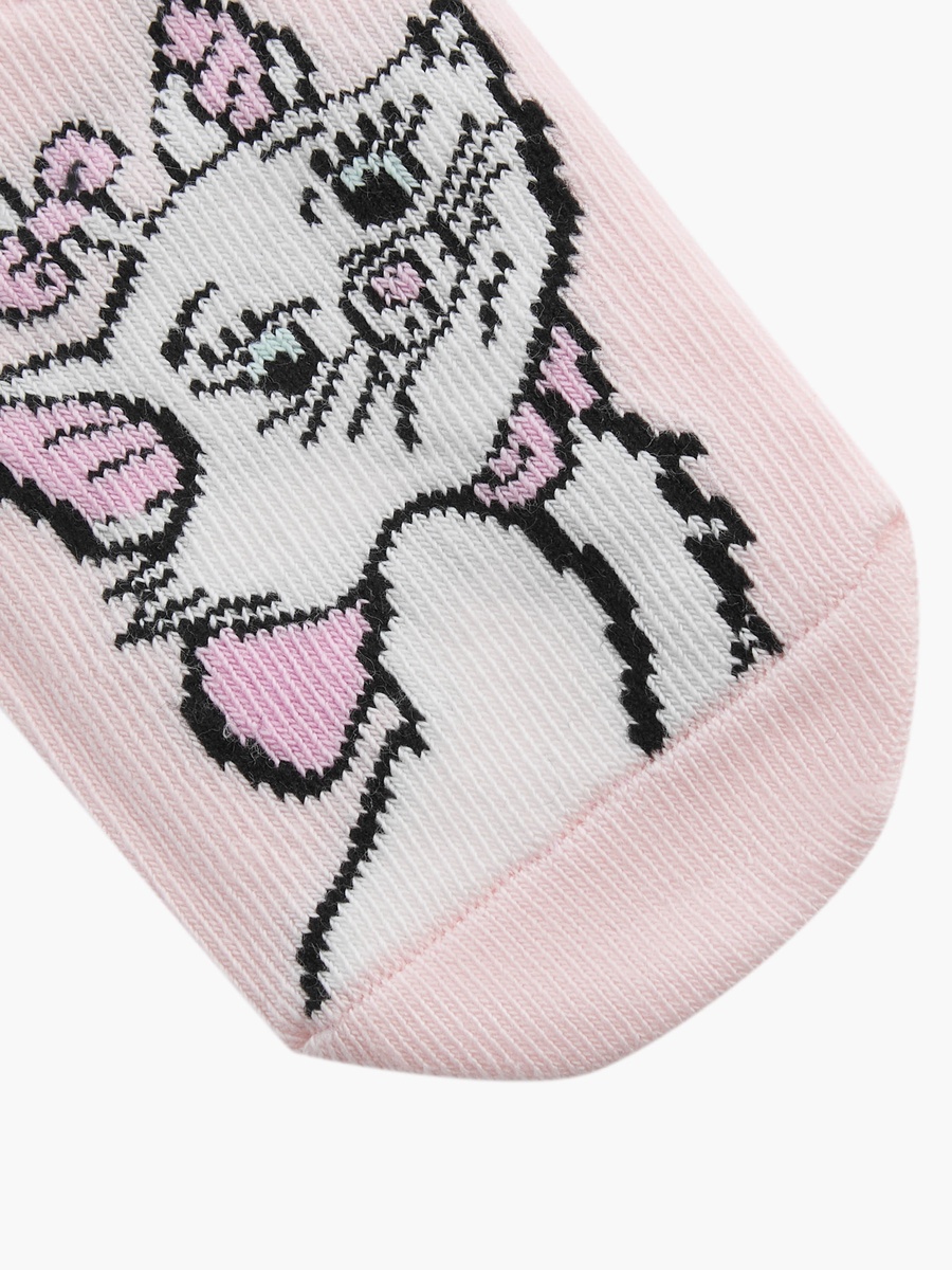 Pack of 3 Girls Ankle Length Socks with Marie Print