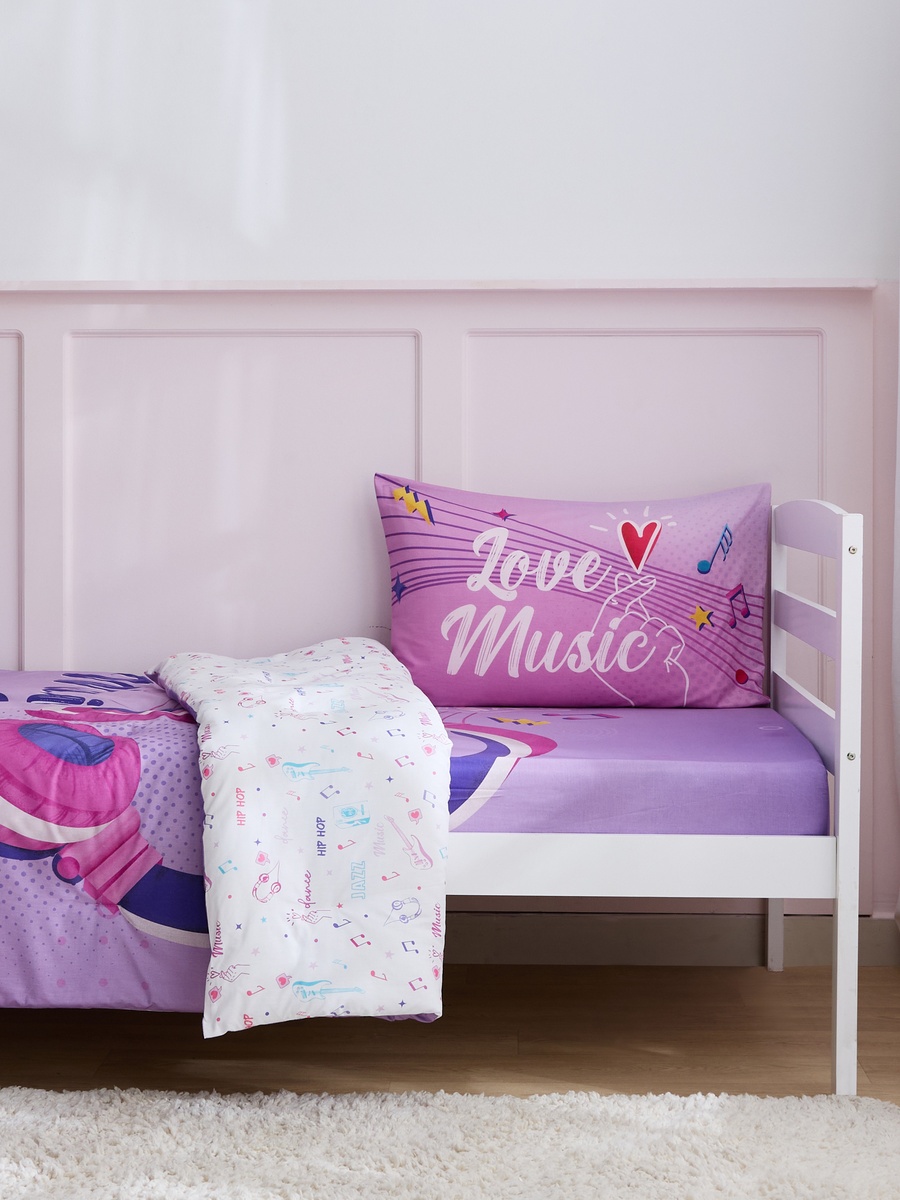 Baby Bedding Set with Graphic Print, 135x200 cm