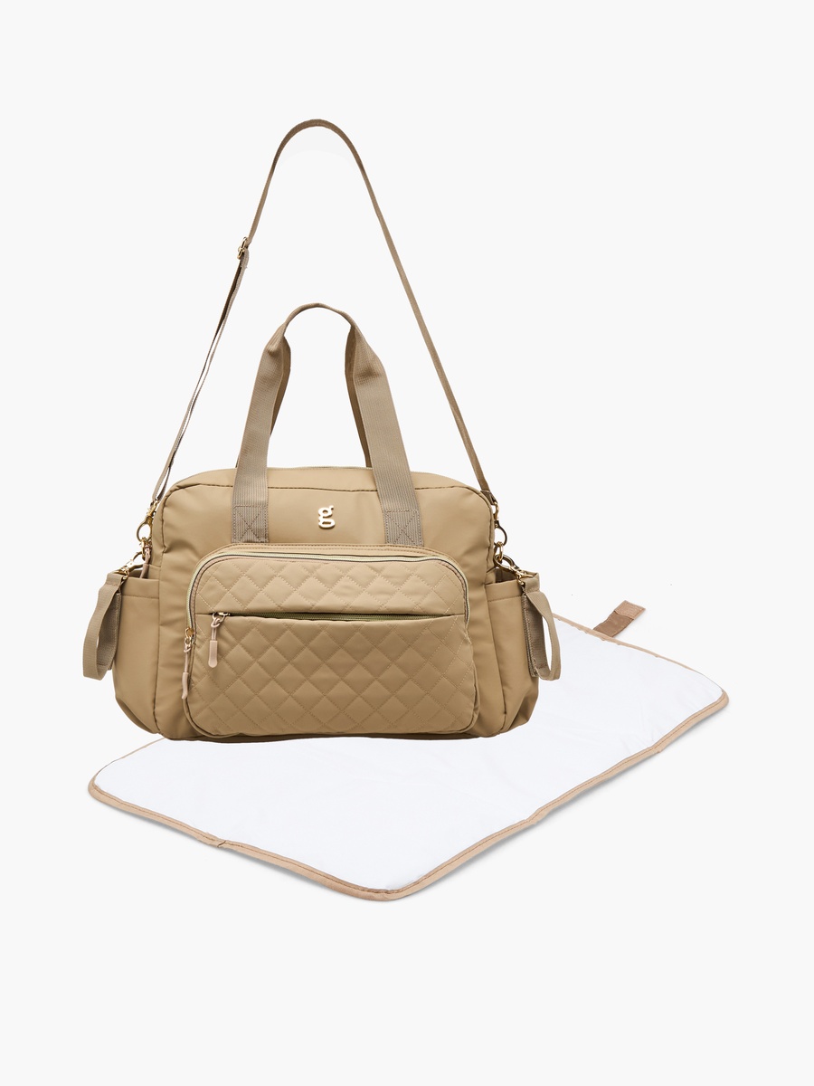 Diaper Bag with Quilted Design