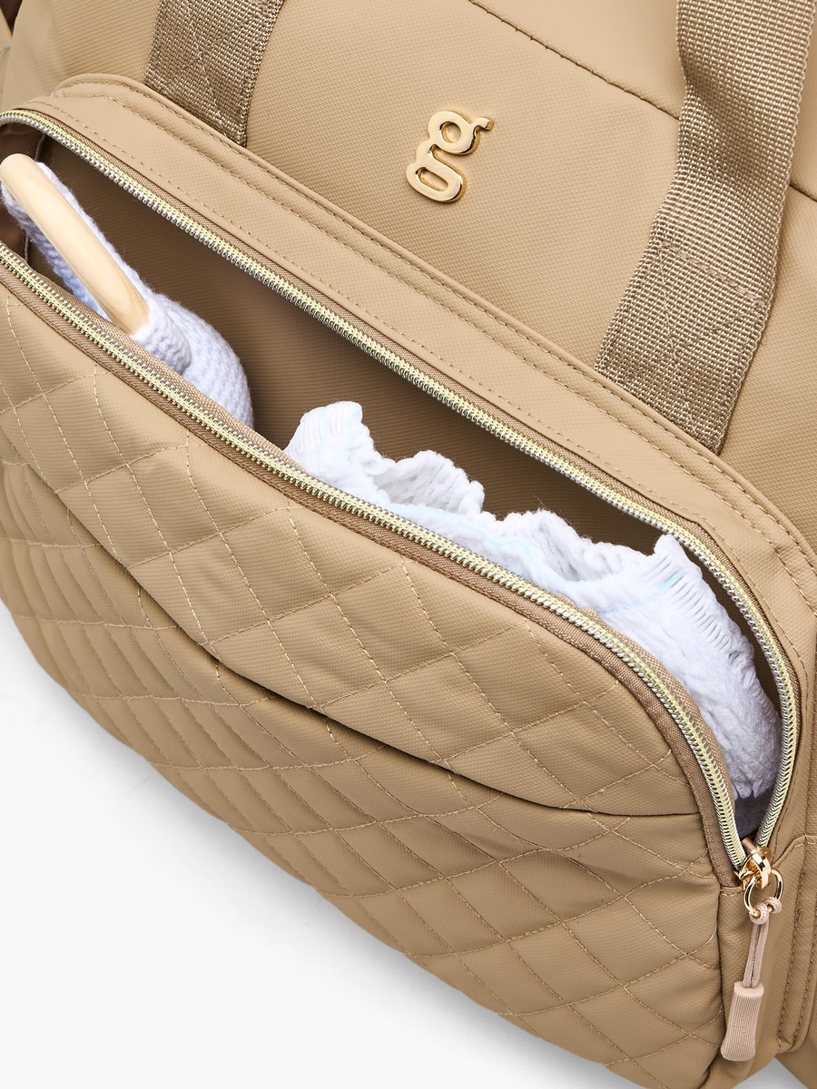 Diaper Bag with Quilted Design