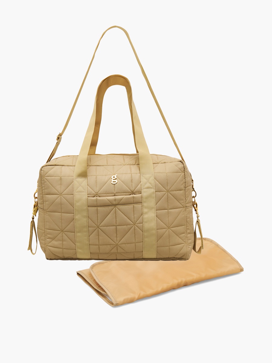 Diaper Bag with Quilted Design
