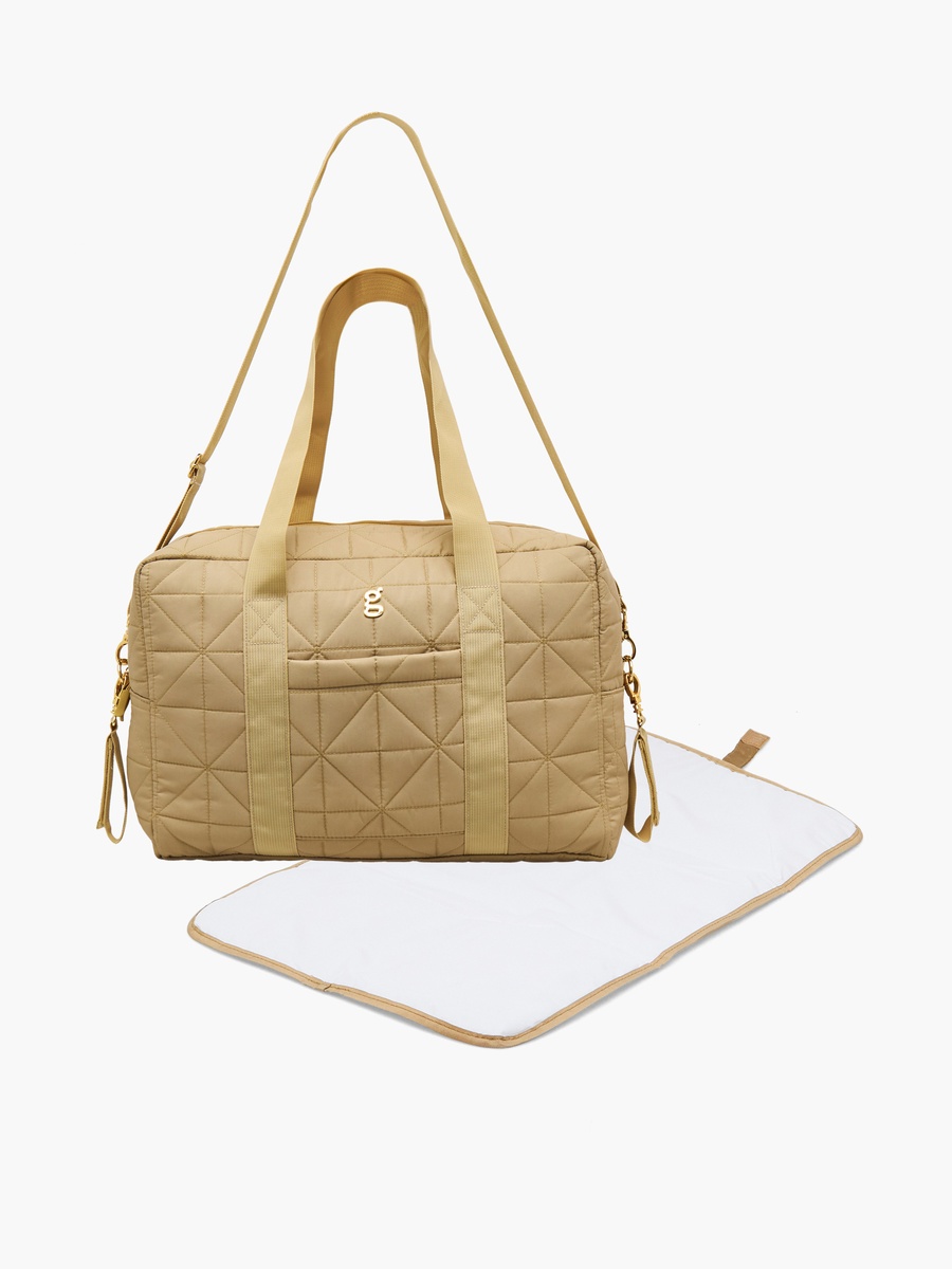 Diaper Bag with Quilted Design