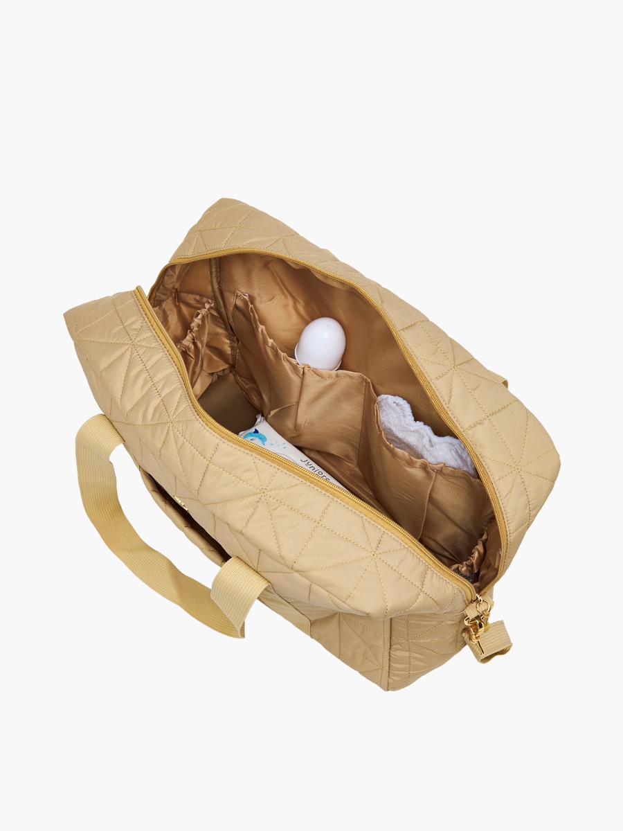 Diaper Bag with Quilted Design