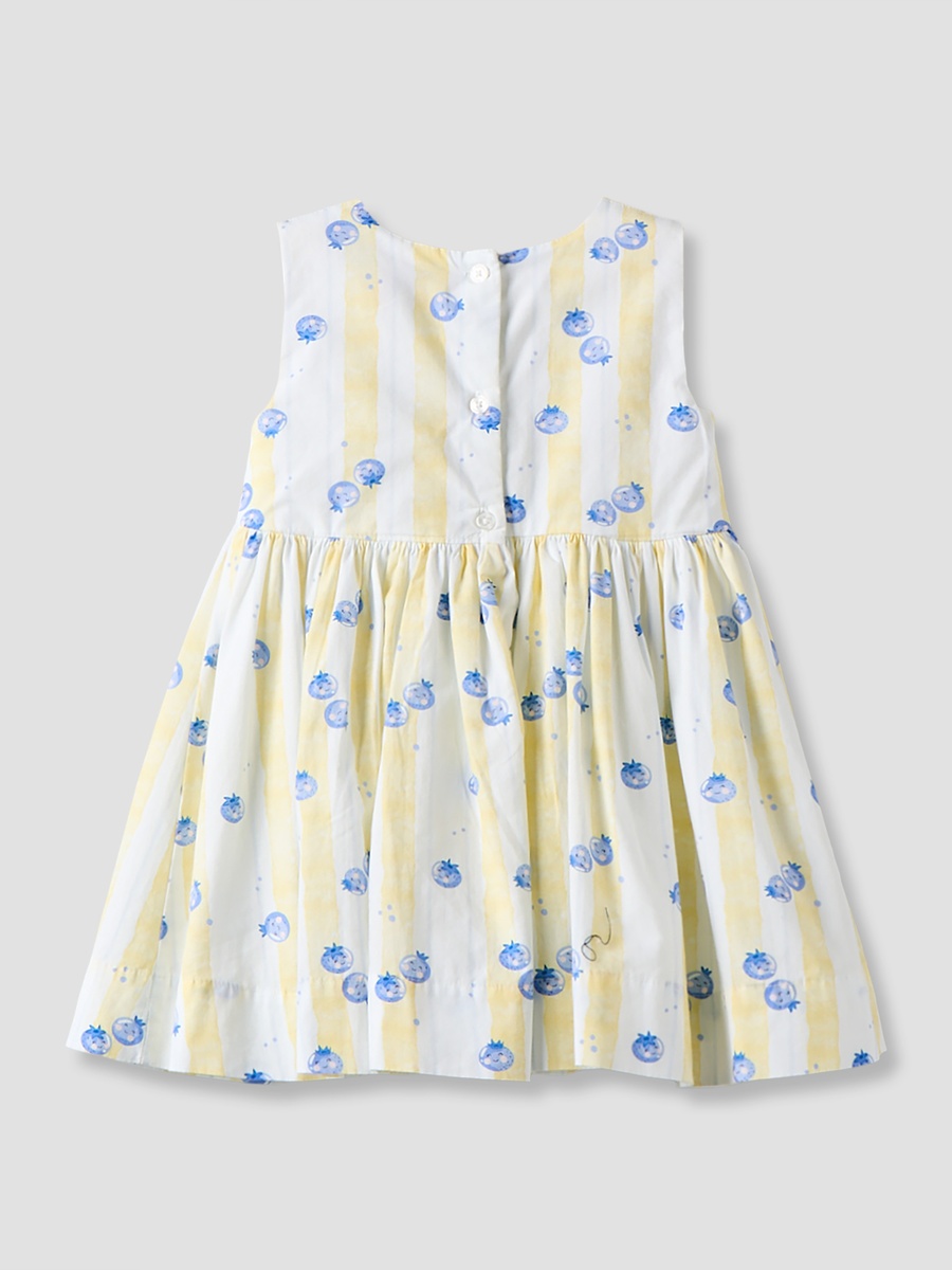 Round Neck Sleeveless Knee Length Dress with Bow Accent