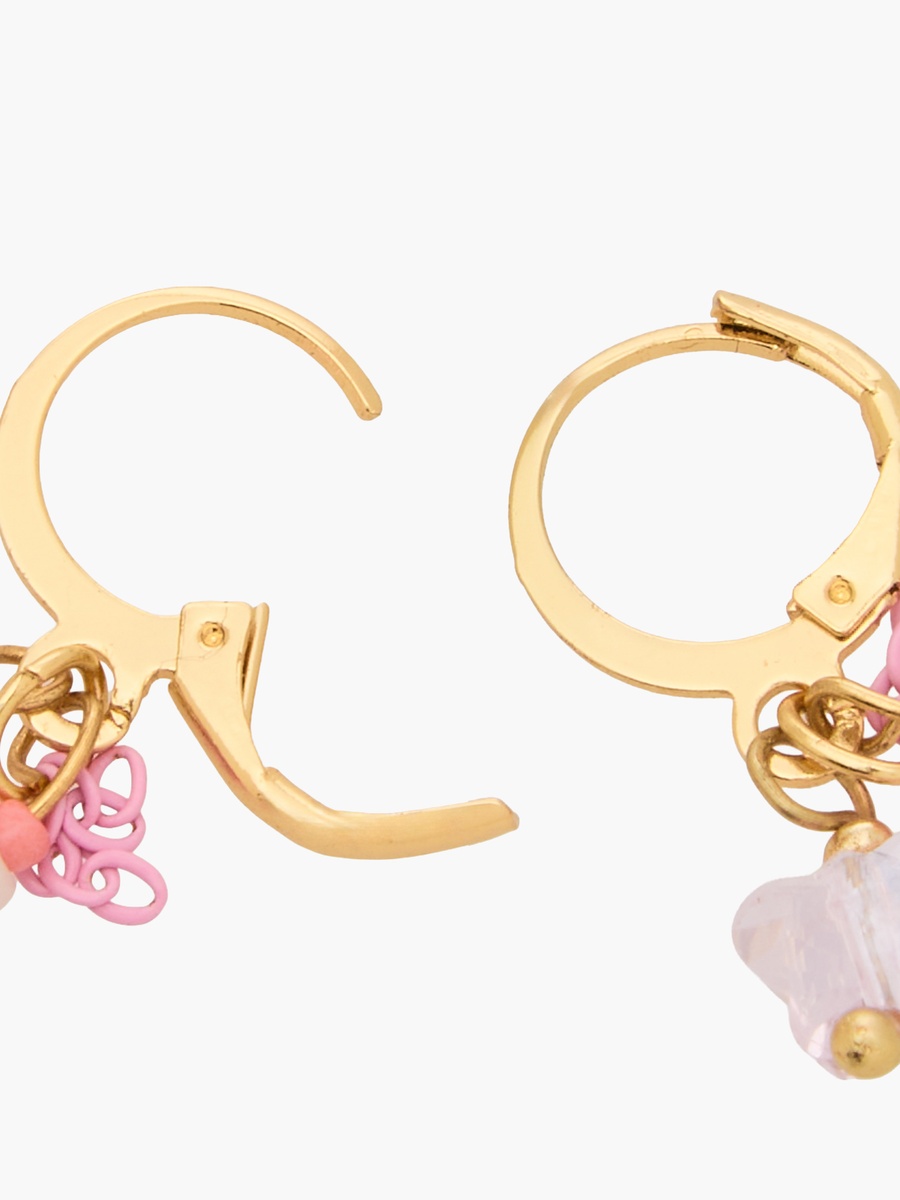 Drop Earrings with Clasp Closure