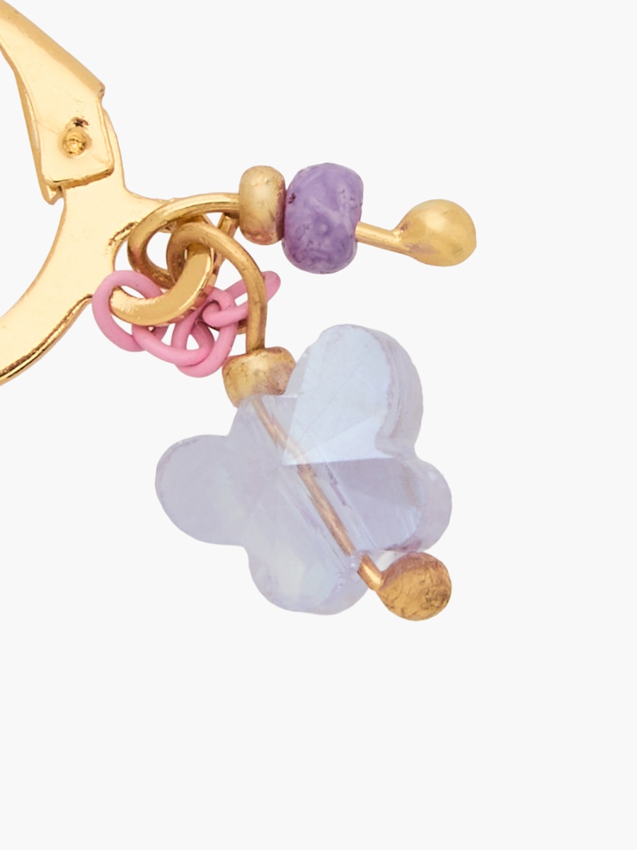 Earrings with Butterfly Accents