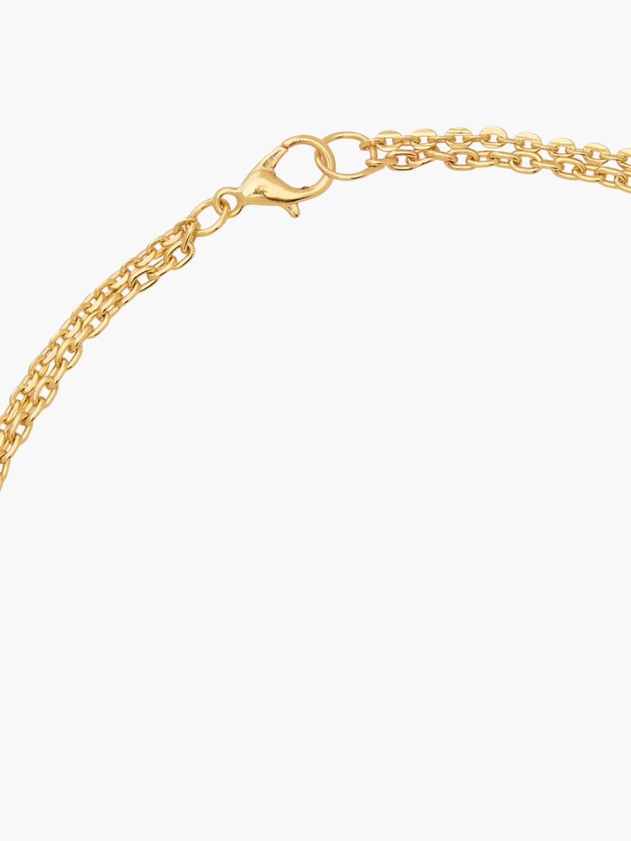 Layered Necklace with Lobster Clasp Closure