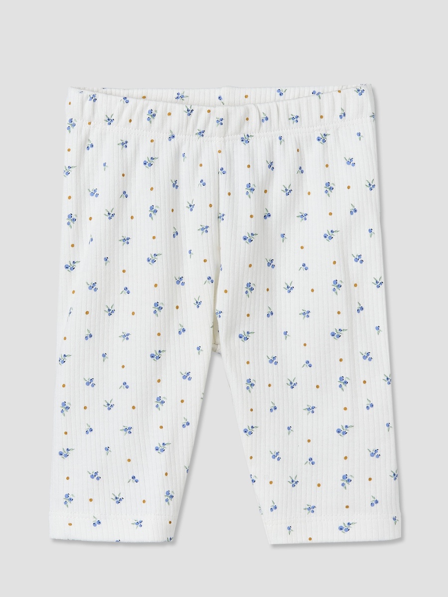 Set of 2 Cotton Round Neck Long Sleeves Pyjama Set with Floral Print