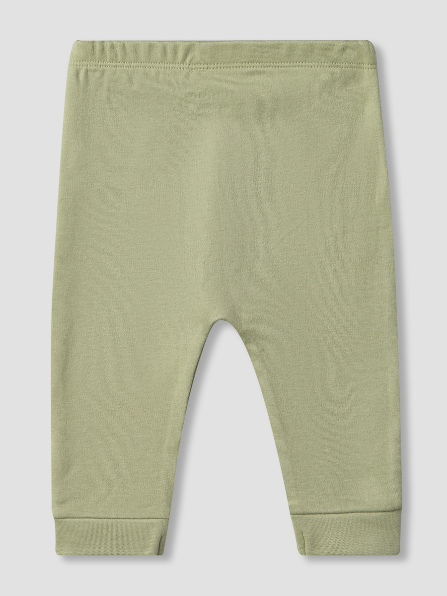 Cotton Crew Neck Long Sleeves Pyjama Set with Safari Print