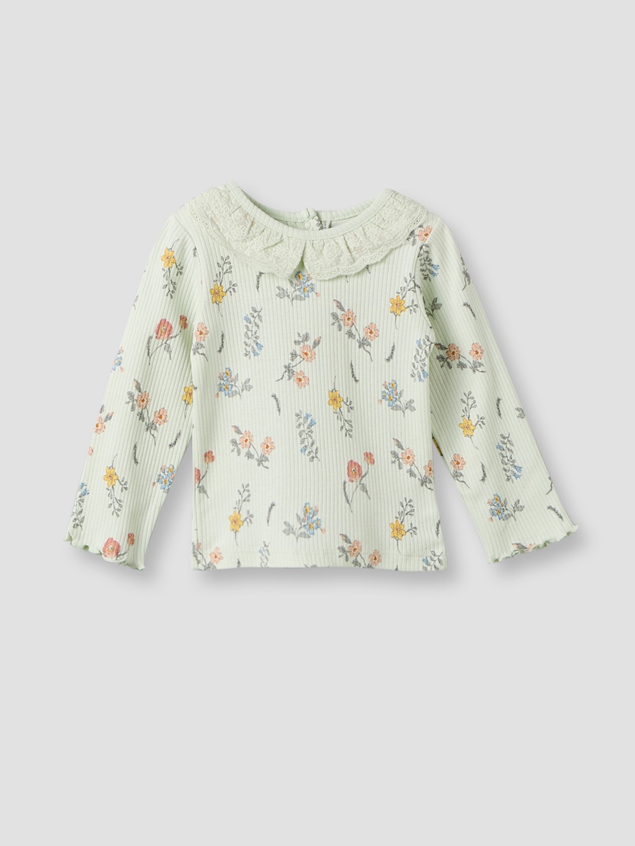 Pack of 3 Cotton Crew Neck Long Sleeves Pyjama Set with Floral Prints