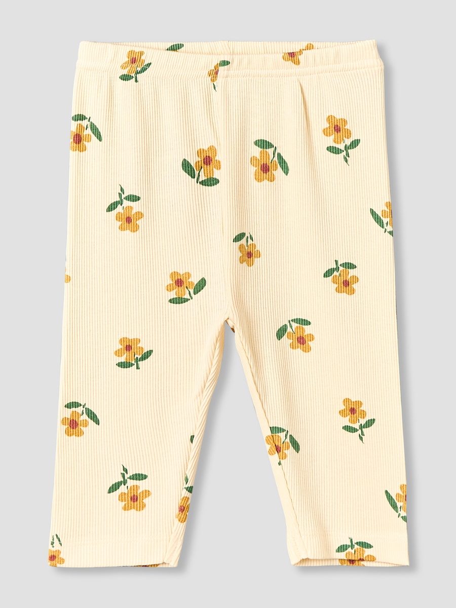 Cotton Round Neck Long Sleeves Pyjama Set with Floral Print
