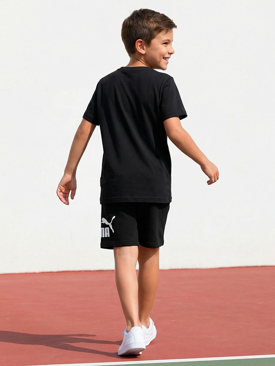 Crew Neck Short Sleeve T-Shirt with Logo Print