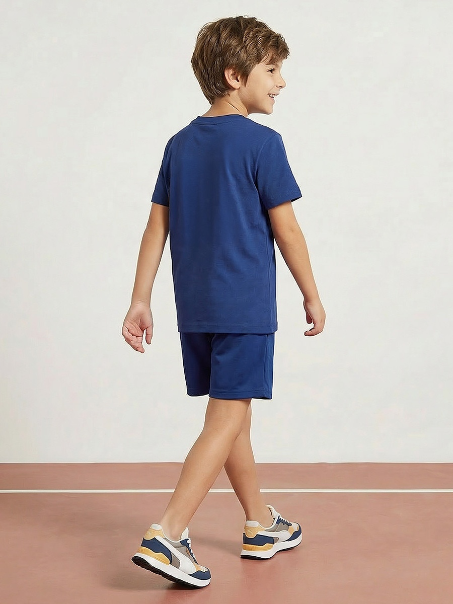 Crew Neck Short Sleeves T-Shirt with Logo Print