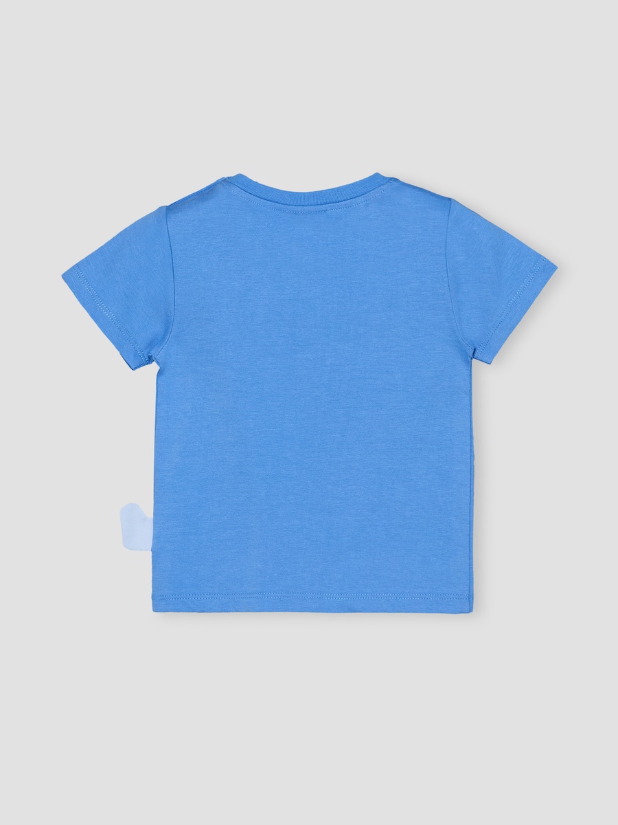 Pack of 3 Crew Neck Short Sleeves T-Shirt with Applique Detail