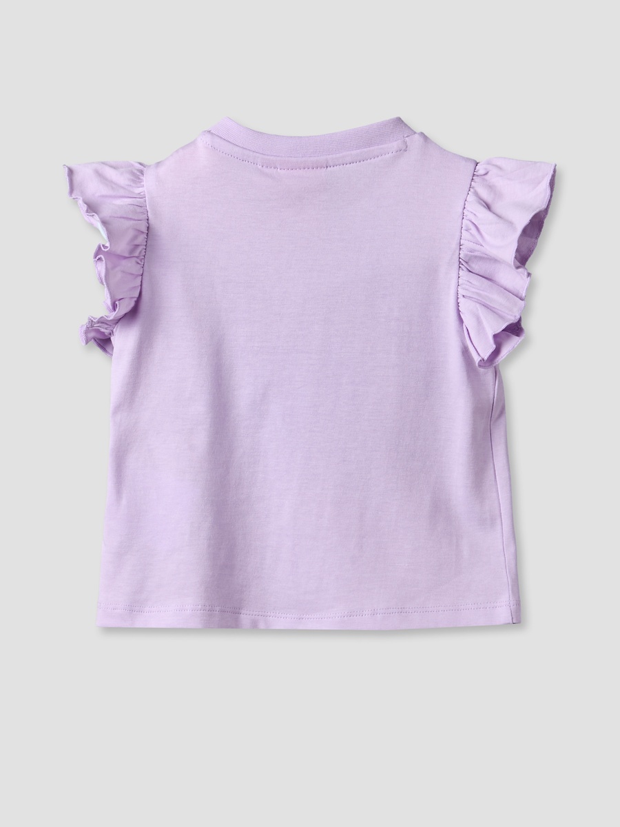 Pack of 2 Round Neck Sleeveless T-Shirt with Hello Kitty Print