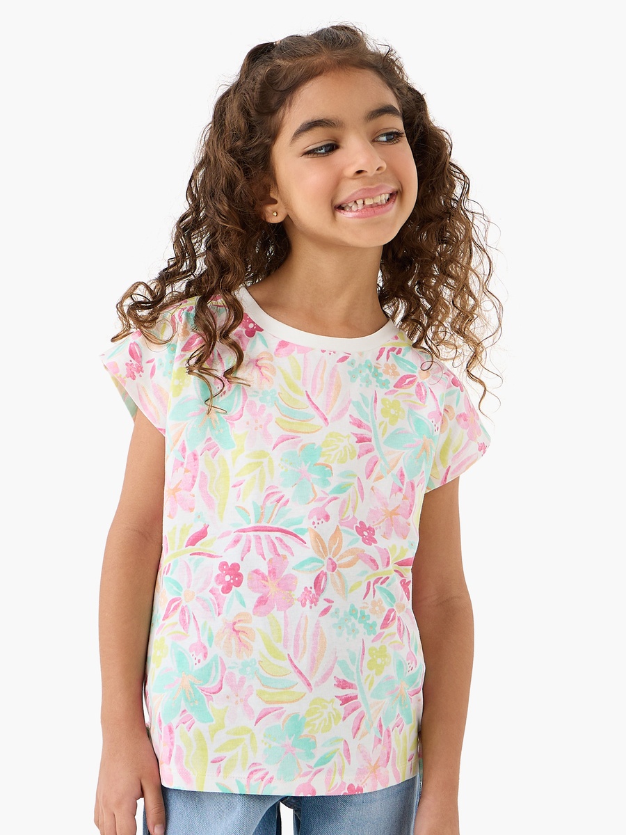 Pack of 2 Round Neck Short Sleeves T-Shirt with Graphic Print