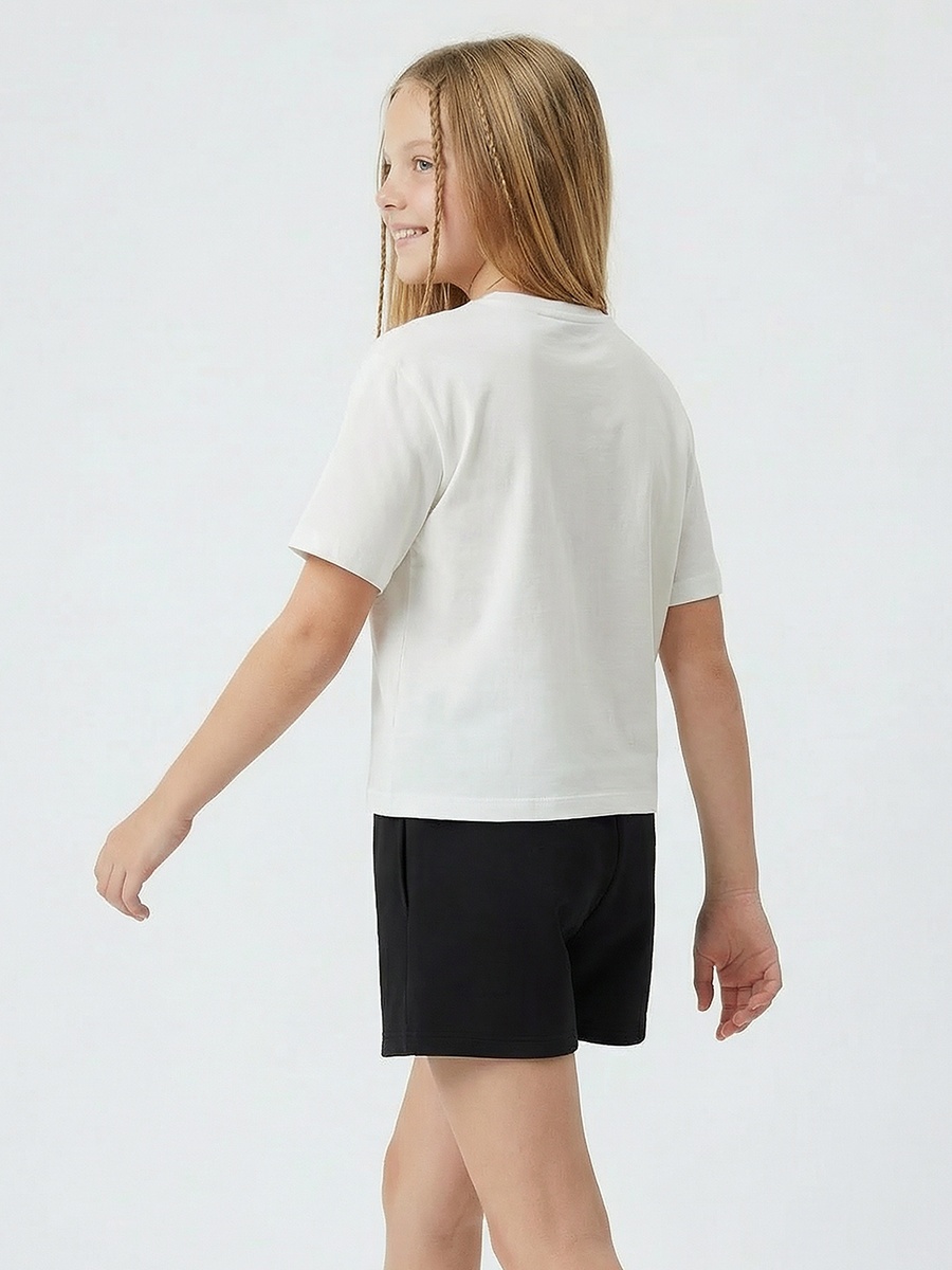 Crew Neck Short Sleeve T-Shirt with Graphic Print