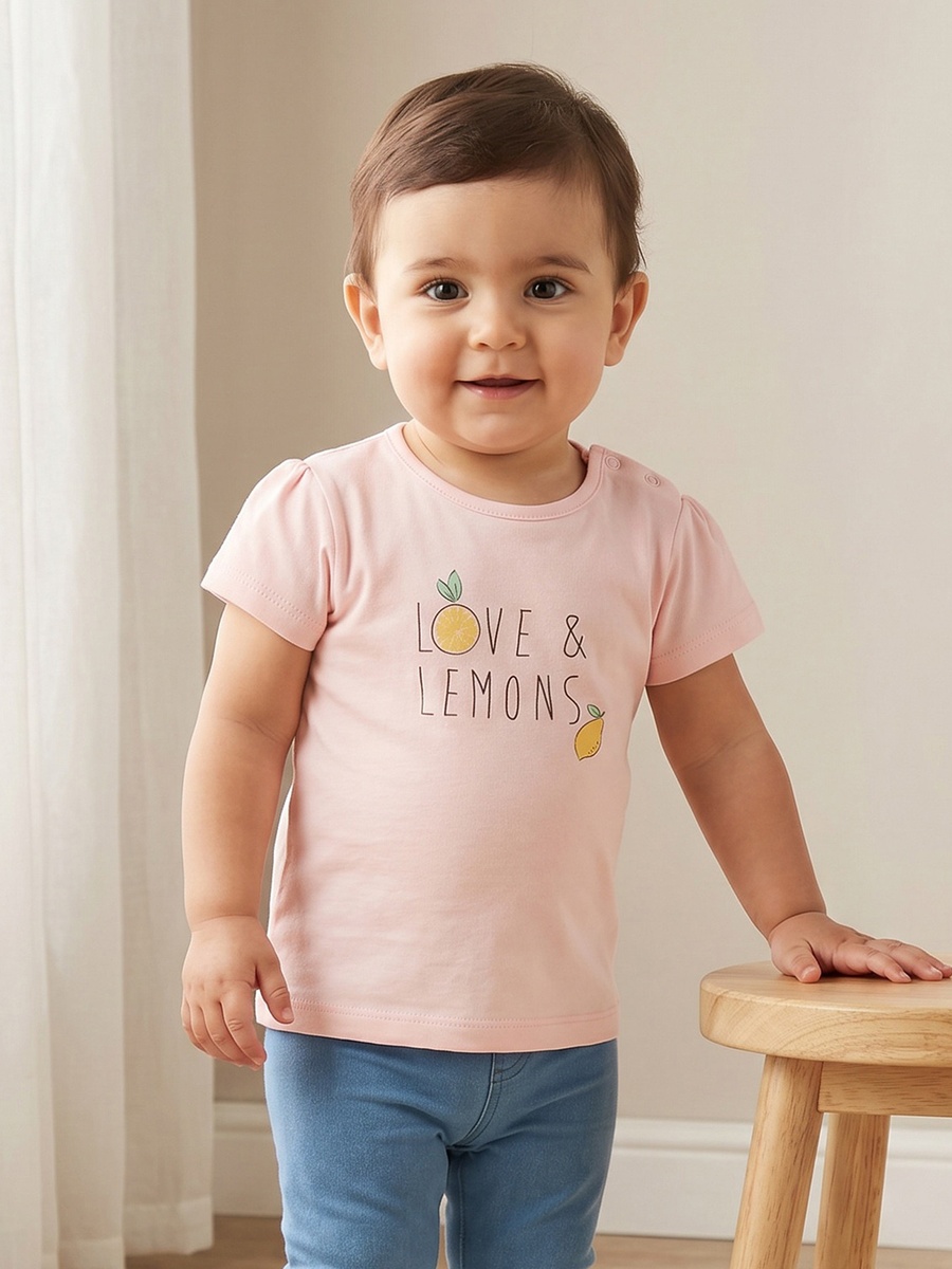 Pack of 5 Crew Neck Short Sleeves T-Shirt with Assorted Print