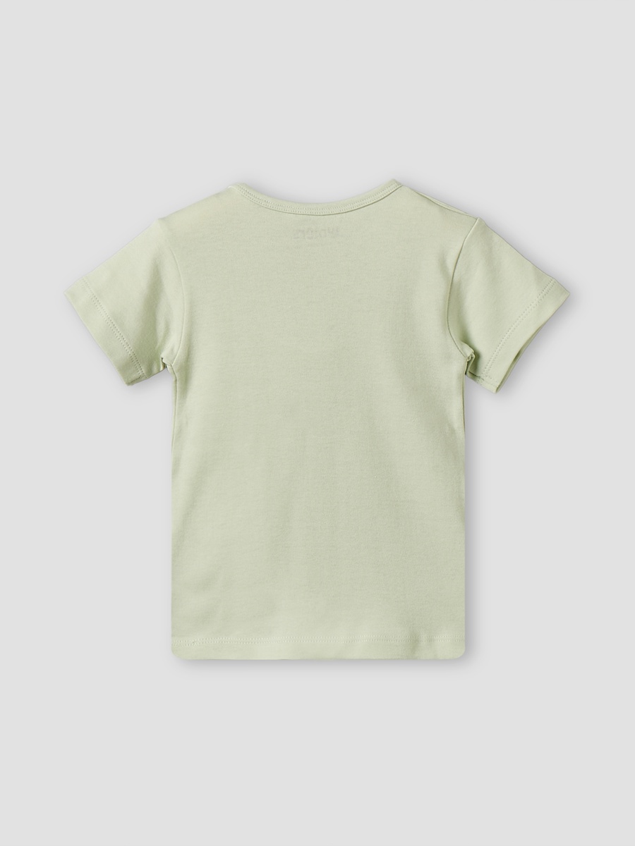 Pack of 5 Crew Neck Short Sleeves T-Shirt with Safari Print