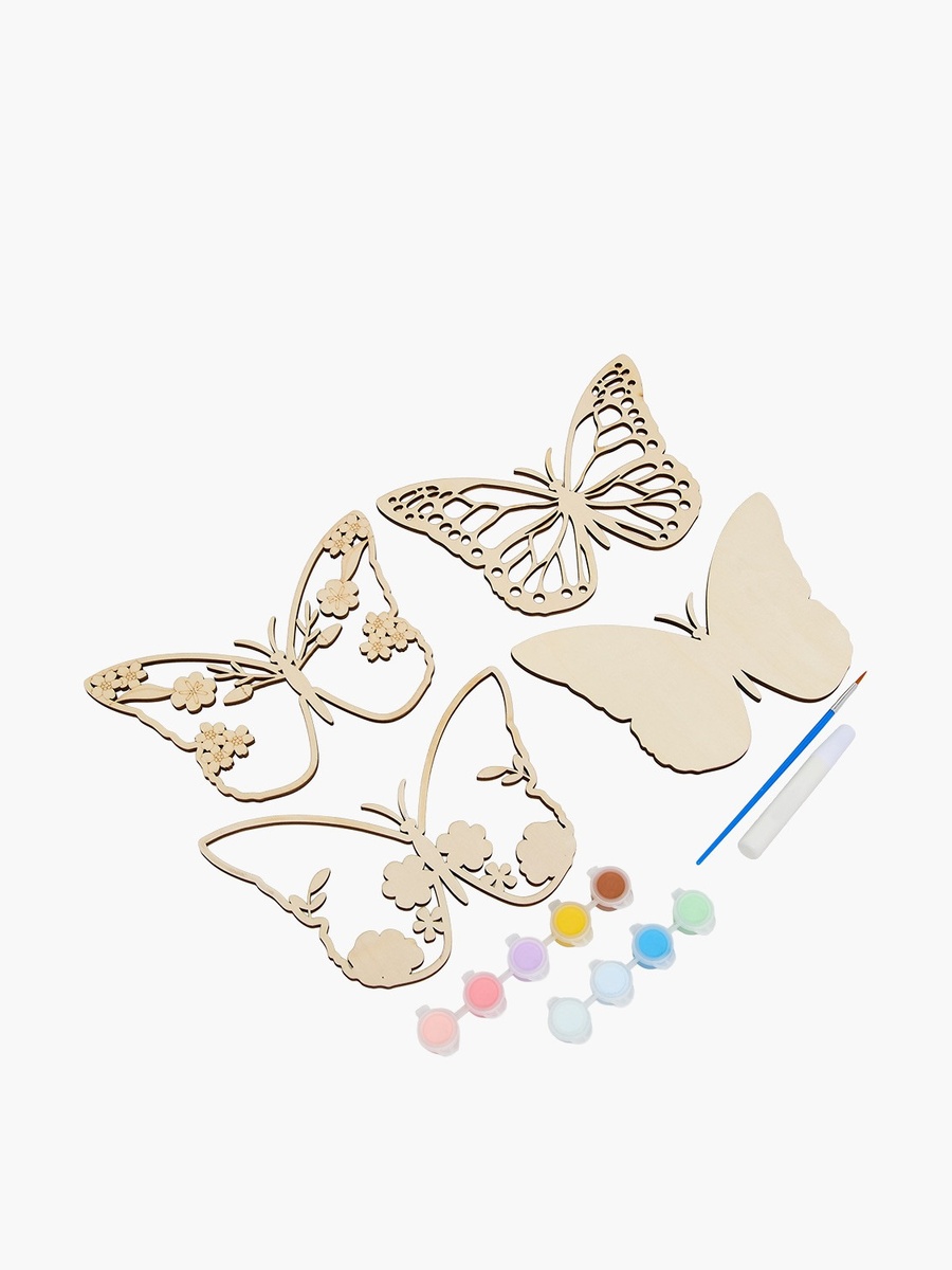 DIY Butterfly Paint Your Own 3D Wooden Kit