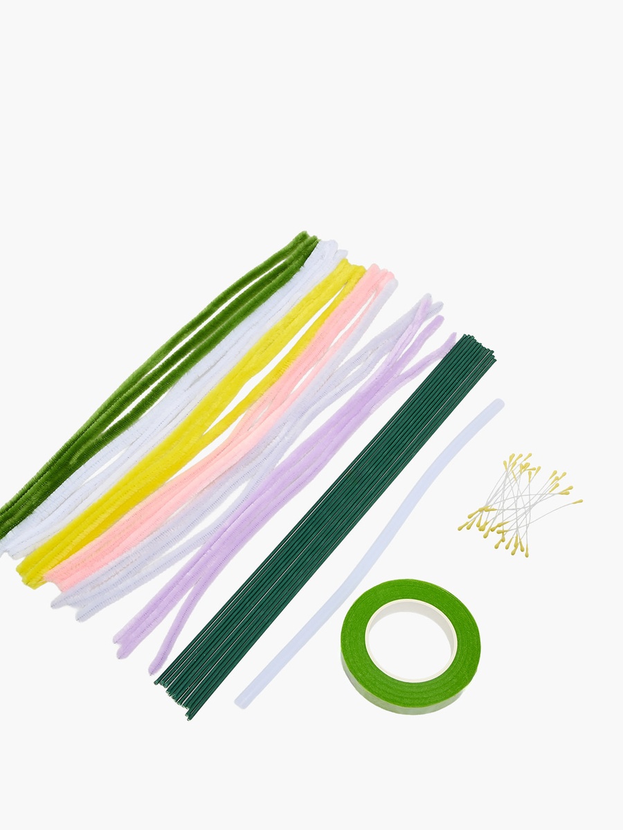 DIY Chenille Flower Making Kit