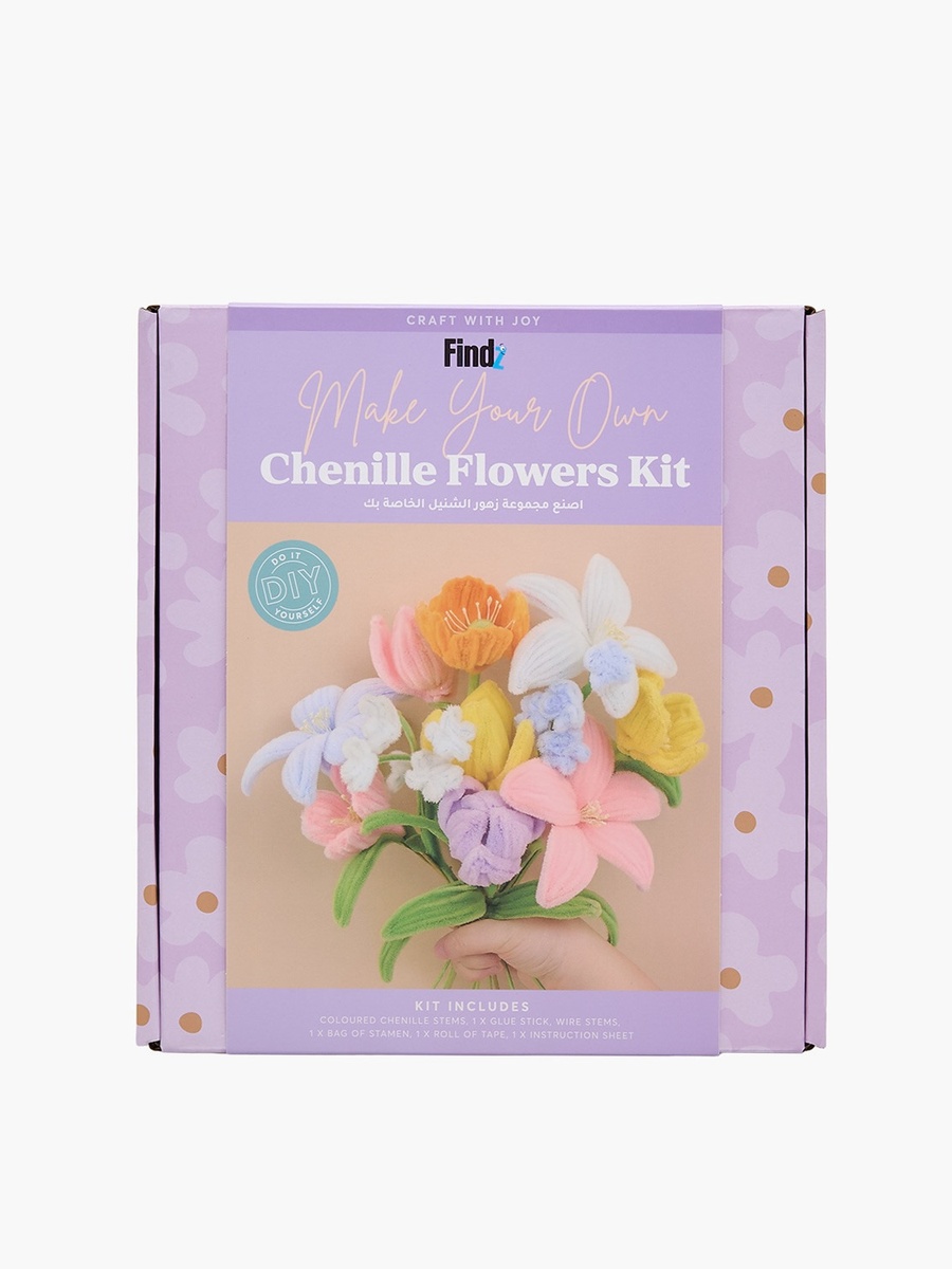 DIY Chenille Flower Making Kit