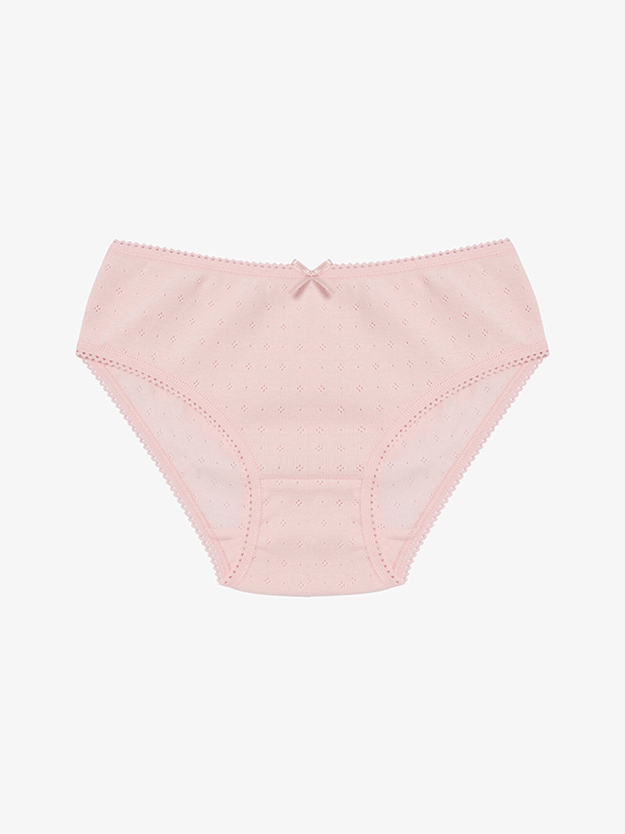 Pack of 3 - Girls Cotton Everyday Pointelle Briefs