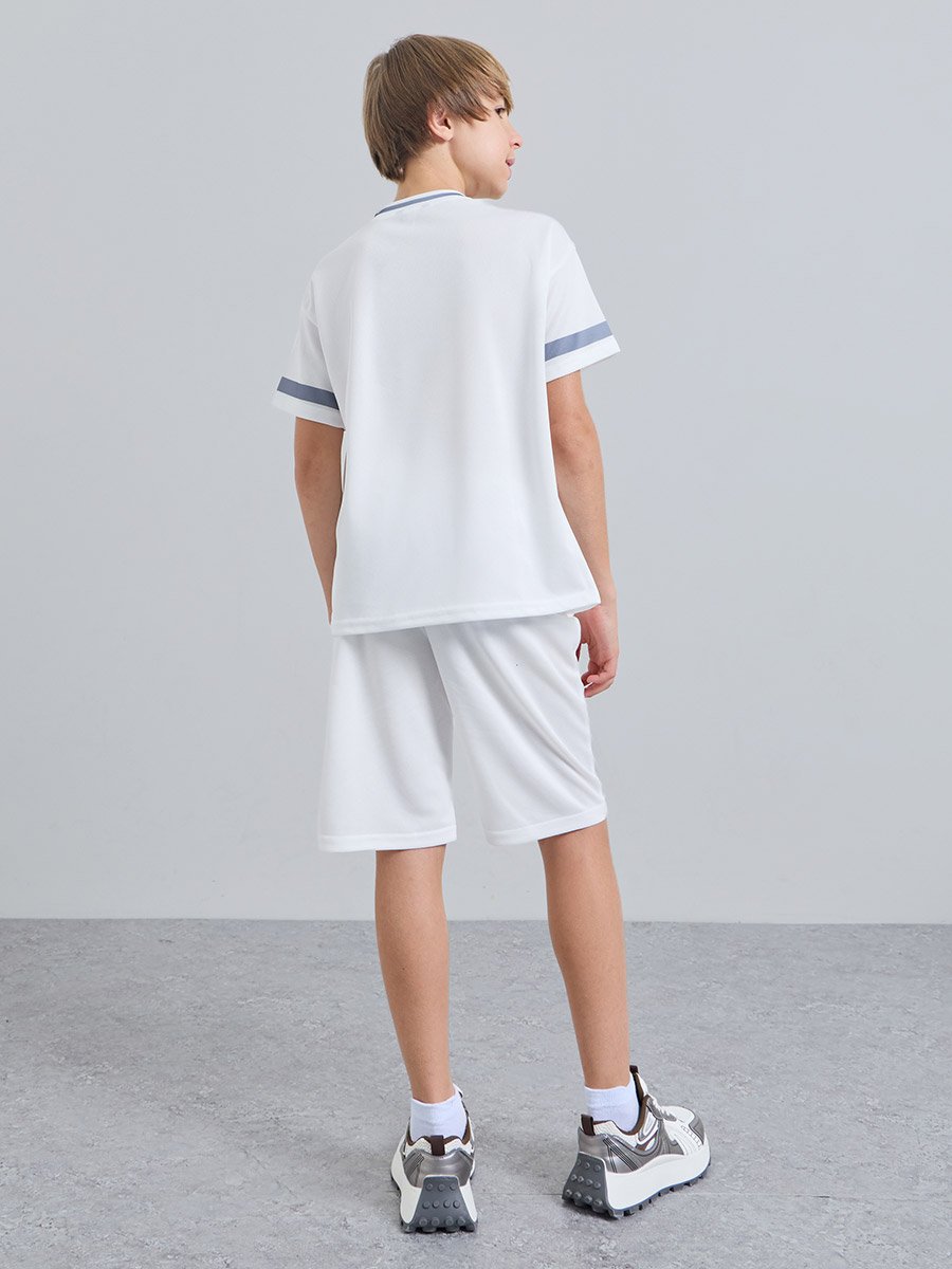 Teen Boys Graphic Print T-Shirt and Shorts Set