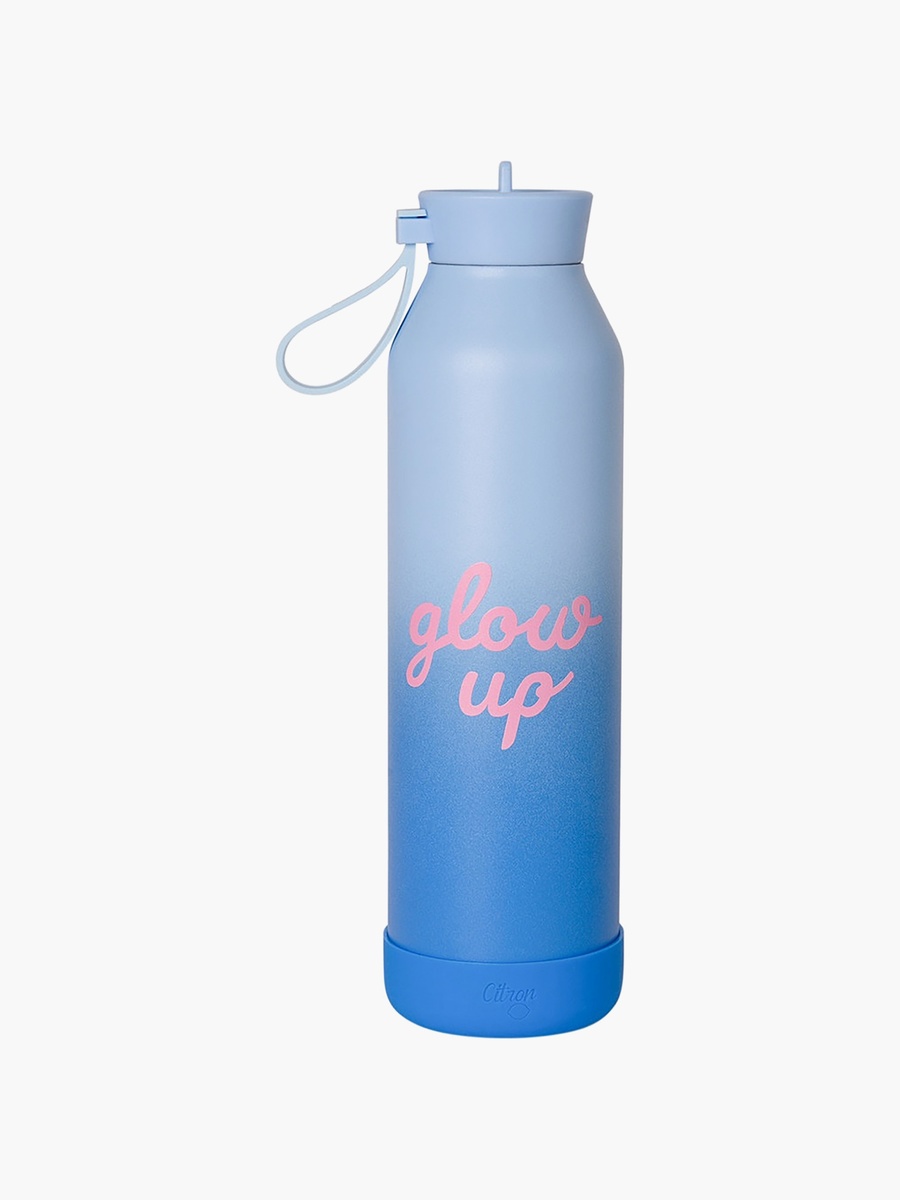 Glow Up Collection Twisting Lid 304 Stainless Steel Water Bottle 750 ml - 7x26.7