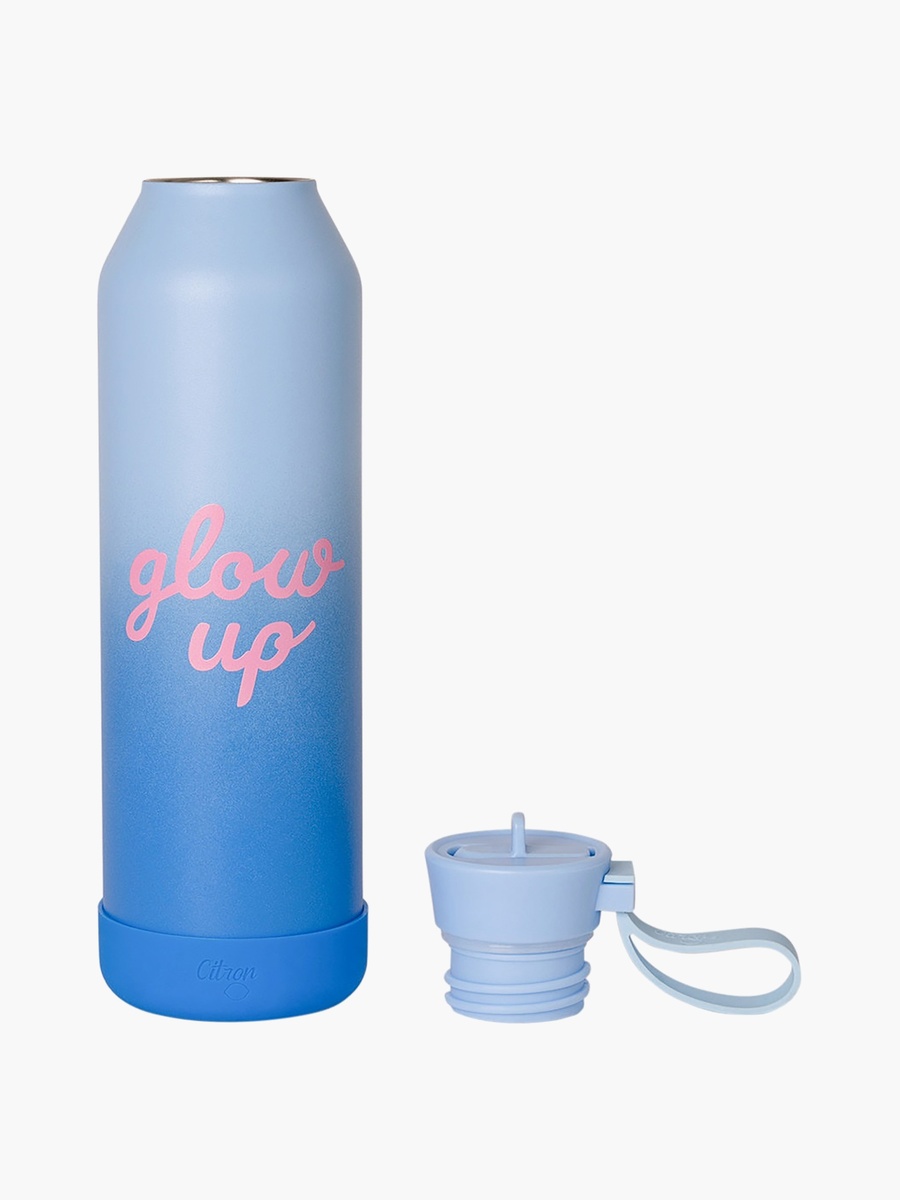 Glow Up Collection Twisting Lid 304 Stainless Steel Water Bottle 750 ml - 7x26.7