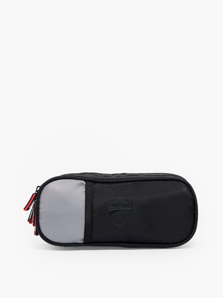 Colourblock Pencil Pouch with 3-Compartments