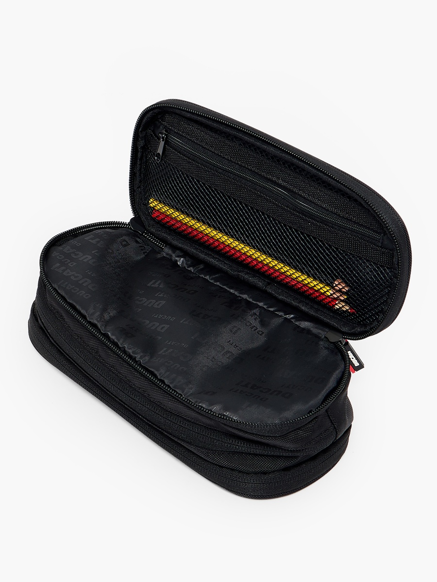 Colourblock Pencil Pouch with 3-Compartments