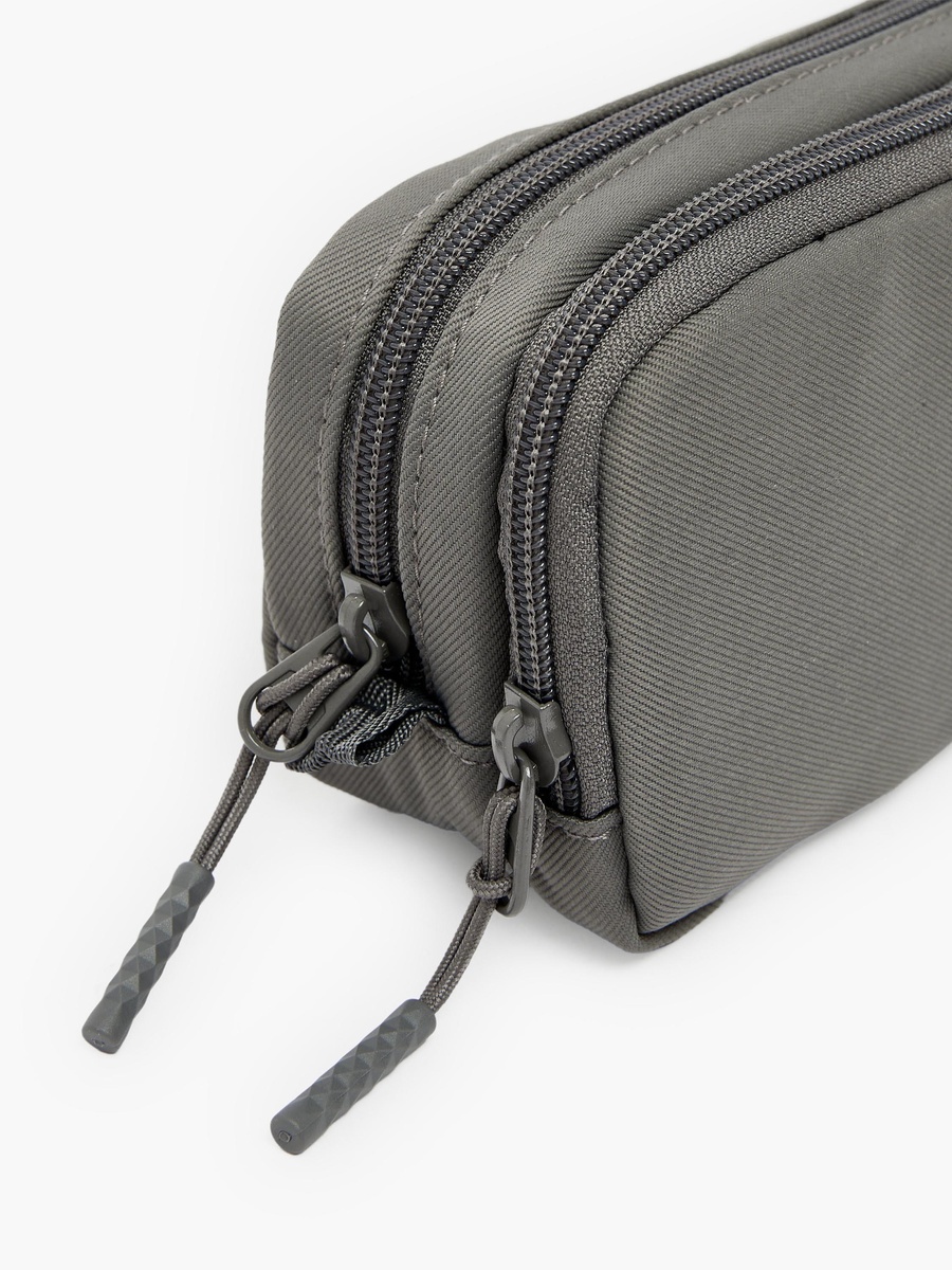 Solid Pencil Pouch with 2 Compartments