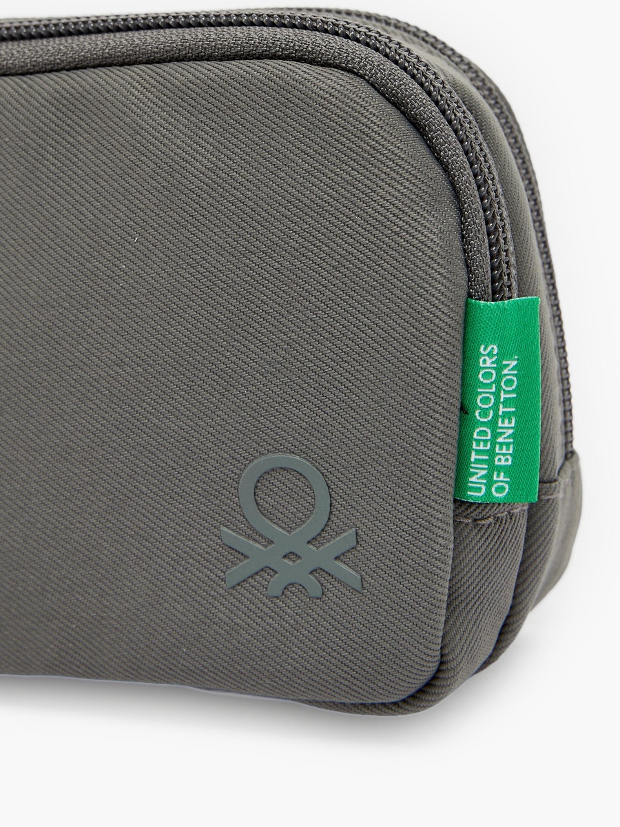 Solid Pencil Pouch with 2 Compartments