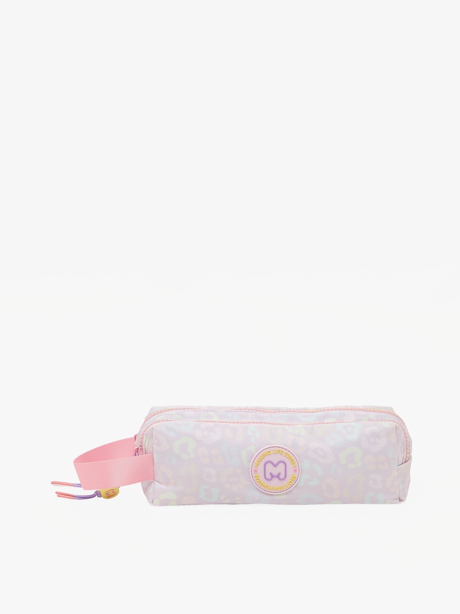Printed Pencil Pouch with 2 Compartments