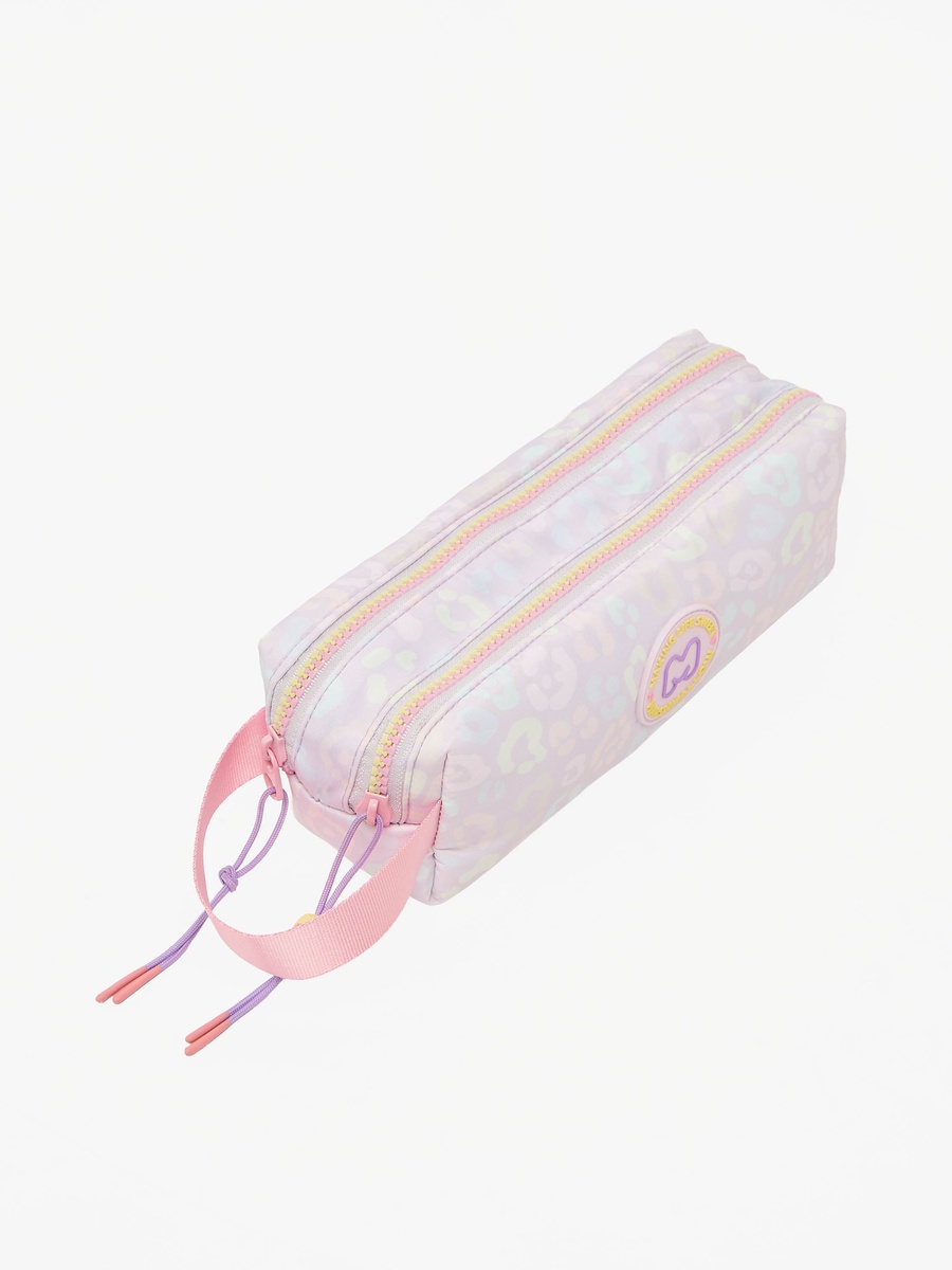 Printed Pencil Pouch with 2 Compartments