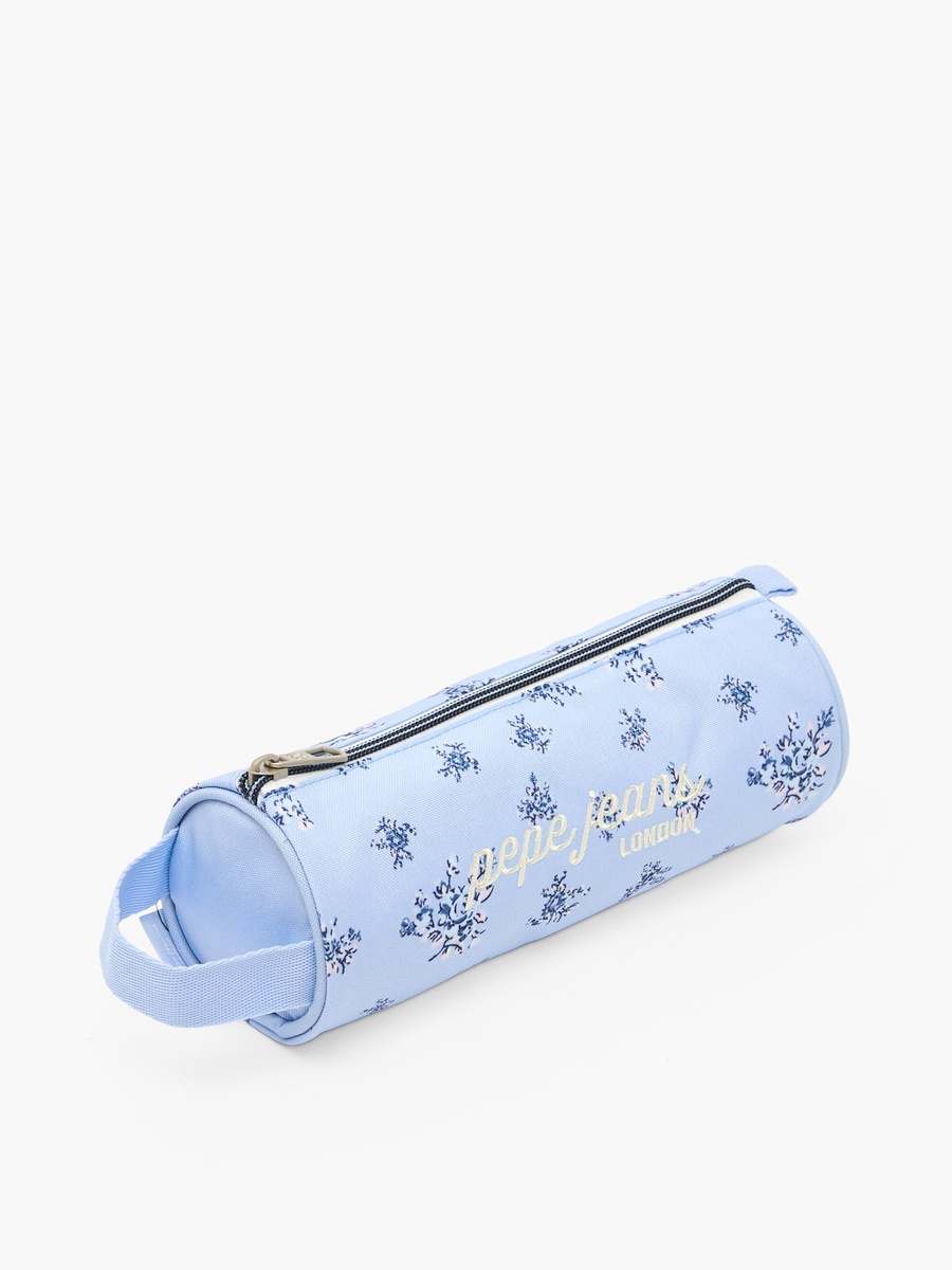 Olivia Floral Print Pencil Pouch with Zip Closure