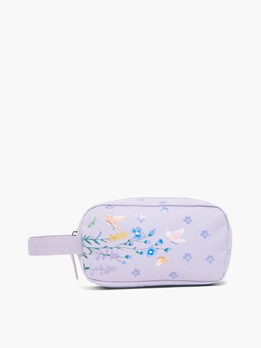 Floral Print Pencil Pouch with Zip Closure