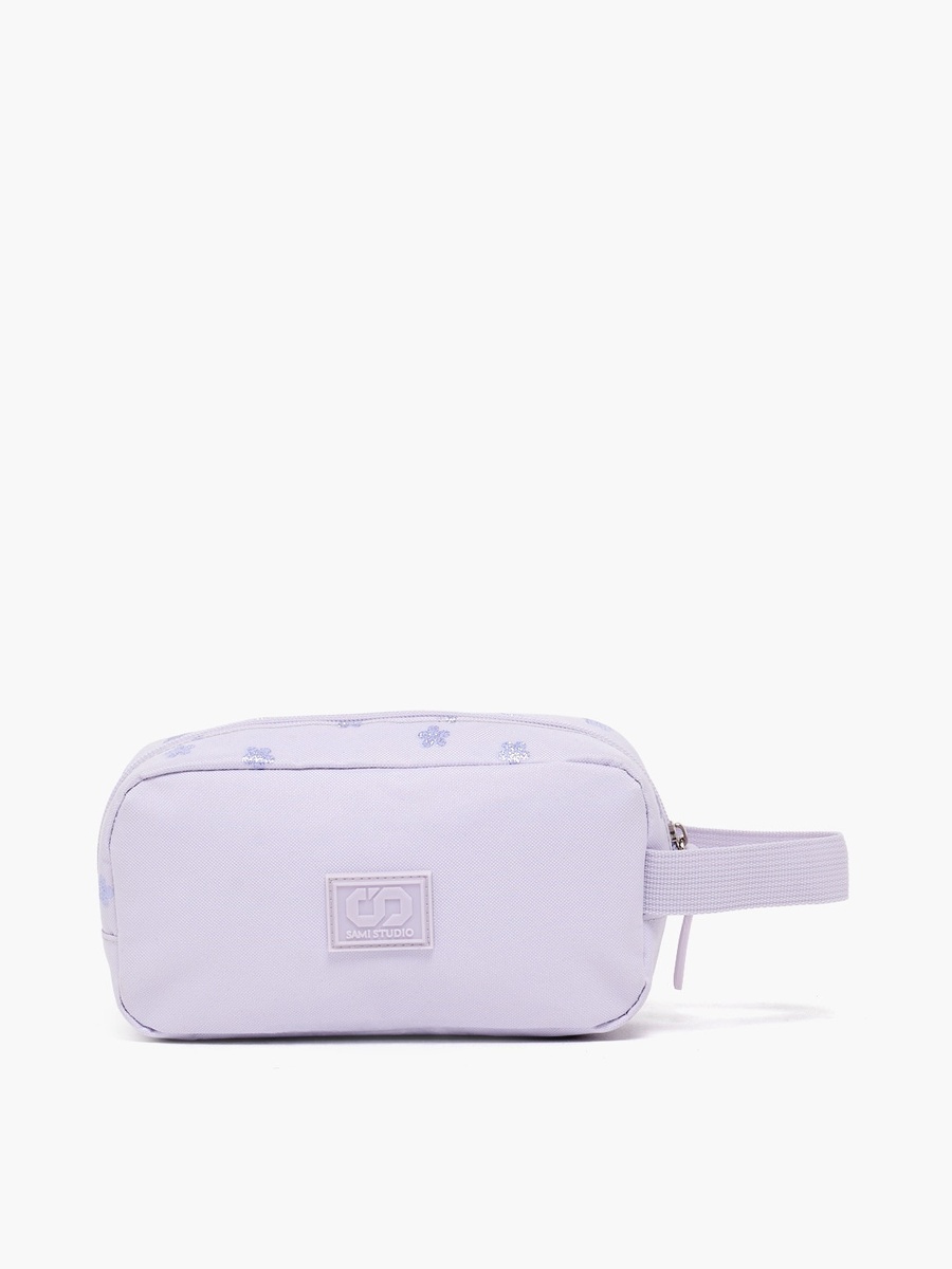Floral Print Pencil Pouch with Zip Closure