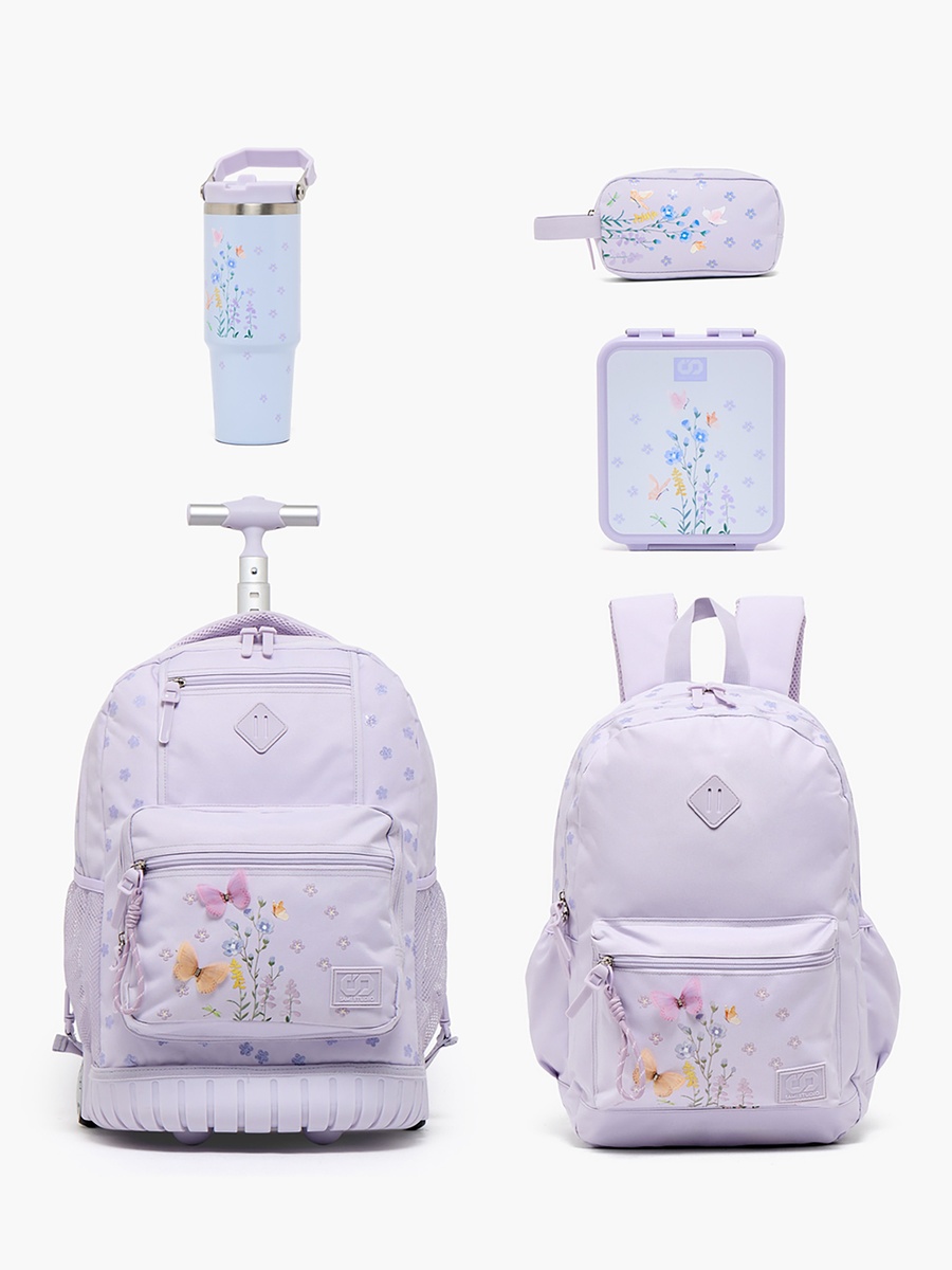 Floral Print Pencil Pouch with Zip Closure