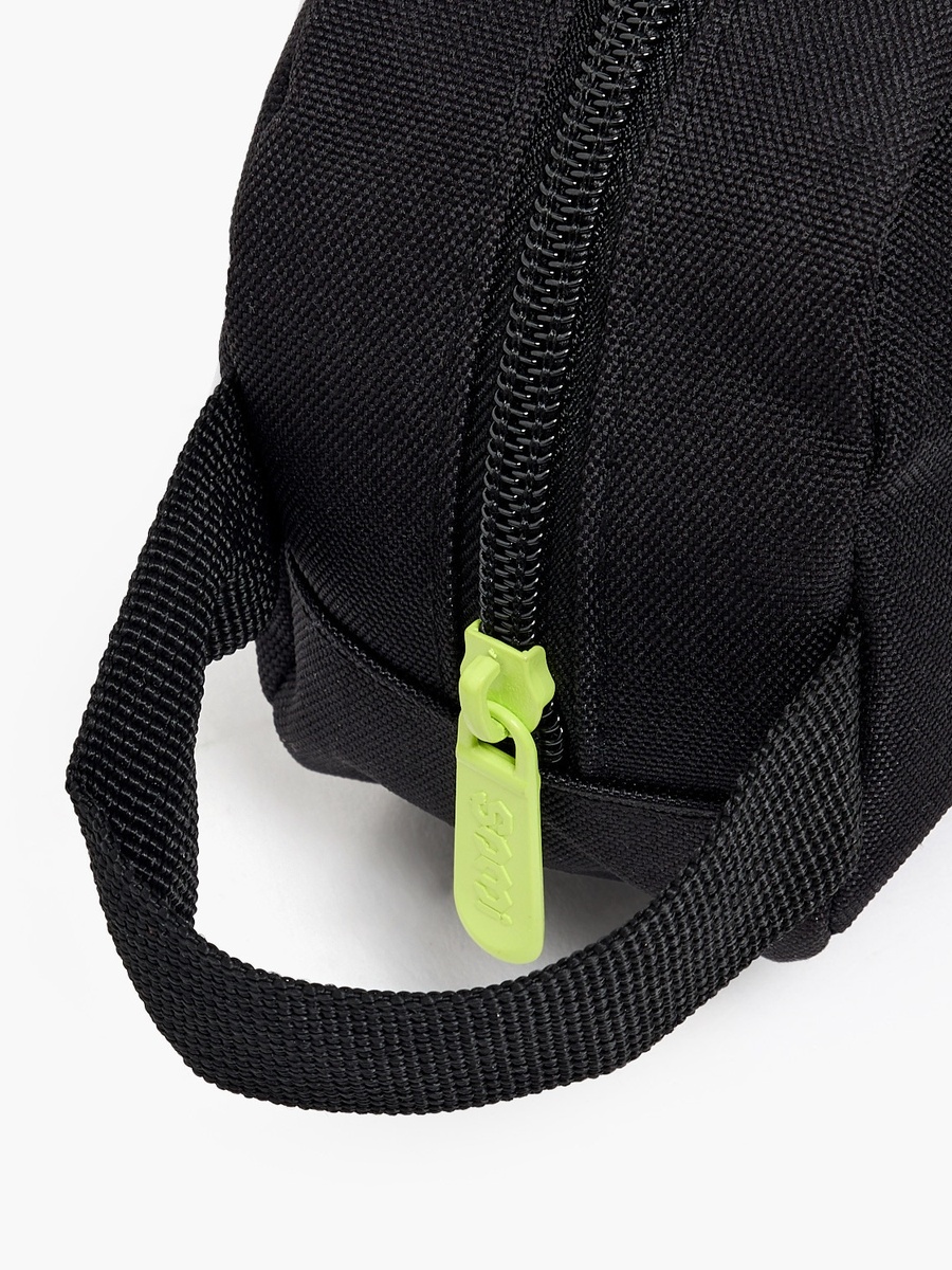 Football Print Pencil Pouch with Zip Closure
