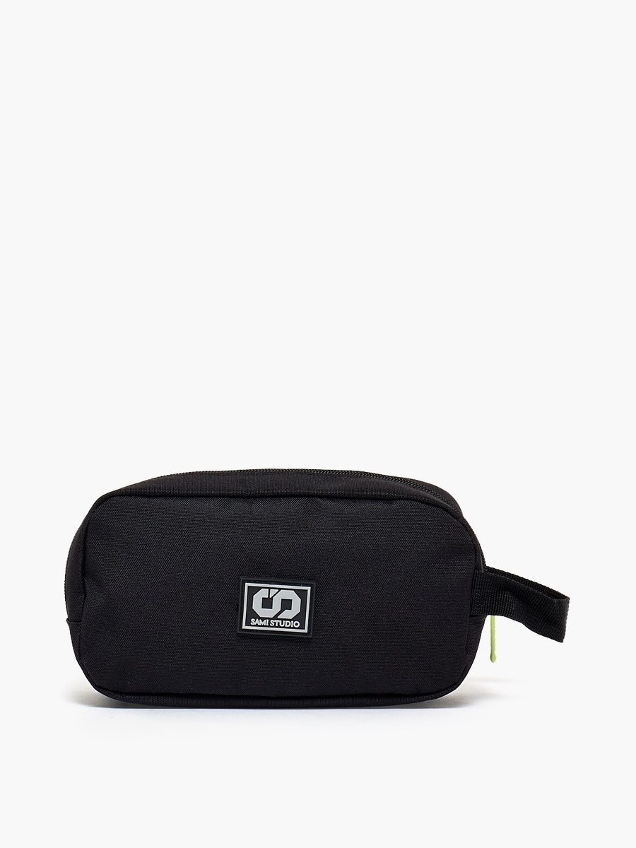Football Print Pencil Pouch with Zip Closure