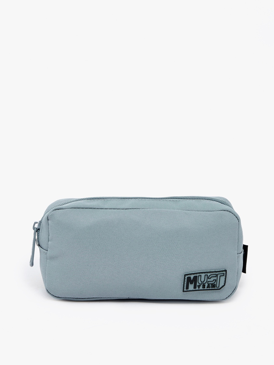 Solid  Pencil Pouch with Zip Closure