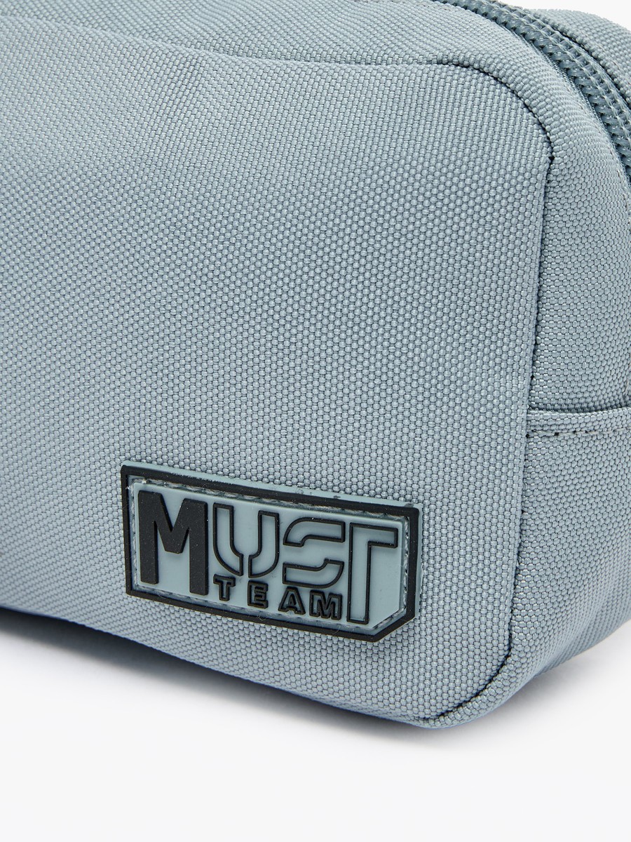 Solid  Pencil Pouch with Zip Closure