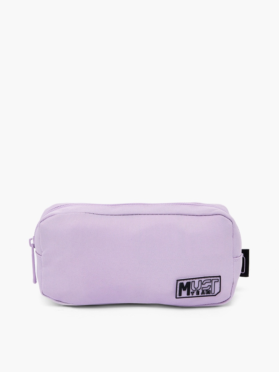 Solid Pencil Pouch with Zip Closure