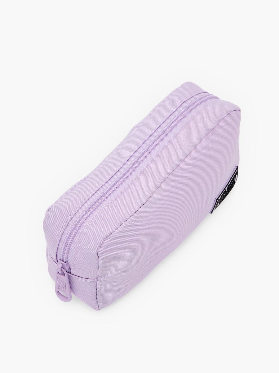Solid Pencil Pouch with Zip Closure
